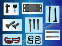 Rail Sleeper Screw, Rail Spike, Railway Bolt, Elastic Rail Clip, Rail Clip, Fish Bolt, Rail Fish Plate, Rail Nylon Insulator