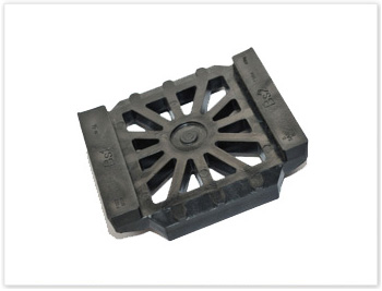 Rail pad used for SKL rail fastening system