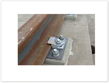 Rail clip used on Crane rail 